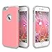 iPhone 6 Case, iPhone 6s Cases,Lookly Premium Extra Slim Hybrid Shockproof Case,Protective Case Cover for iPhone 6 / iPhone 6s (4.7 inch Screen) with Screen Protector (Gray+Pink)