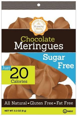 Krunchy Melts Meringues Sugar Free Chocolate -- 0.3 oz (PACK OF 10)