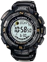 CASIO (カシオ) 腕時計 PROTREK プロトレック TRIPLE SENSOR ソーラー 電波時計 Multi Field Line MULTIBAND5 BLACK TITAN LIMITED PRW-1500YTJ-1JF