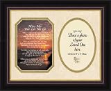 Sympathy Gift - Miss Me Photo Frame - 9 X 11