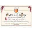 Chateauneuf du Pape La Bastide St Dominique Label Kitchen Towel, French oversize wine steward towel