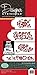 Designer Stencils C433 Floral Explosion Set Cake Stencils, Beige/semi-transparent