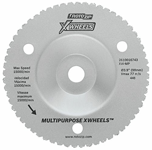 RotoZip XW-MP1 Flush Cutting Multipurpose Wheel, 4-Inch