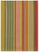 Durable Flat Weave 100% Cotton Colorful Orange and Red Striped Dishtowel 18" X 28" Set / 6