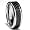 7 MM Titanium Ring Wedding Band with Carbon Fiber inlay size 8