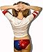 The Cosplay Company Sequined Red and Blue Shorts