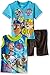 Paw Patrol and TNMT Baby Boys' 3pc Tops and Short Set