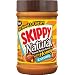 Skippy Creamy Peanut Butter, Natural with Honey, 15-Ounce Jars (Pack of 6)