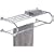 Hotel Style Chrome Towel Rack & Shelf