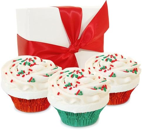 Fizzy Baker Christmas Cupcake Trio Gift Box