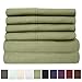 Queen Sheets Sage - 6 Piece 1500 Supreme Collection Fine Brushed Microfiber Deep Pocket Queen Sheet Set Bedding - 2 Extra Pillow Cases, Great Value, Queen, Sage