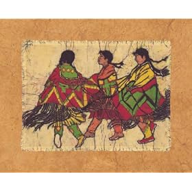 Pow Wow Trio by Lydia Dillon-Sutton poster print,20 in. x 16 in.