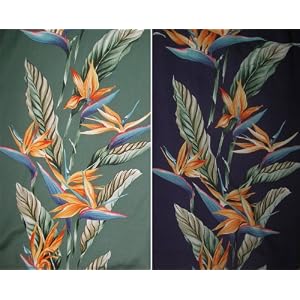 Princess Seam Tailored Fit Sun Dress - Bird of Paradise Panel Form Fitting A-Line Hawaiian Aloha Style 170 Sun Dress - Mini Style