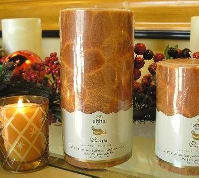 Candle-Cassia-3x6 Palm Blend Pillar by ABBA