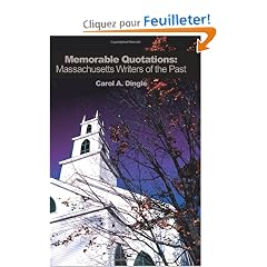 Memorable Quotations: Massachusetts Writers of the Past