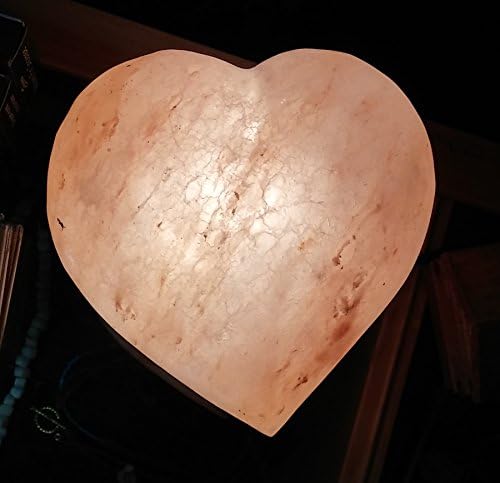 3-D Heart HIMALAYAN SALT LAMP w/ dimmer