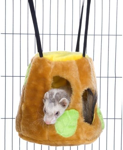 Ferretopia Ferret Cage Plush Hanging Playhouse Tree Stump