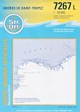 Carte marine : Abords de St-Tropez