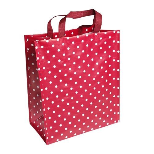 Red Spotty Shopper Bag