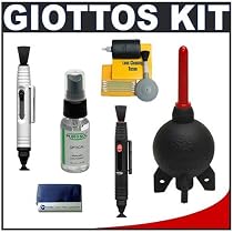 Giottos Rocket-Air Blower Professional AA1920 + Lenspen Lens Pen Cleaning System + Lenspen Digi-Klear LCD Monitor Pen Digital Display Cleaning System + Accessory Kit for Canon Nikon Olympus Pentax and Sony Digital SLR Cameras
