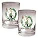 NBA Boston Celtics Two Piece Rocks Glass Set - Primary Logo