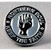 Metal Enamel Pin Badge Northern Soul Reggae Ska Fist in Black