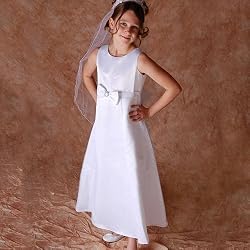 SOPHIAS STYLE Flower Girl Dress WHITE Special Occasion 1st COMMUNION Gown 2T-14