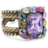 Sorrelli Harmony Stacked Circular Crystal Gold