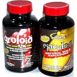 Ejaculoid Natural Male Volumizer & Groloid Extreme Muscle Growth Energy by Goliath Labs 1 of each