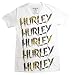 Electrify S/S Guys V-Neck T-Shirt in White by Hurley