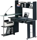 Piranha PC36g Large Graphite Black COMPUTER WORKSTATION