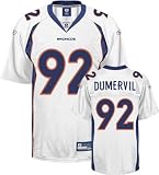 Elvis Dumervil Denver Broncos White NFL Replica Jersey