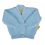 Review Tiny Dee  / Acrylic Rib Baby Cardigan 3-5lb Sky