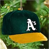 Memory Company Oakland Athletics Cap Ornament 2 Pack