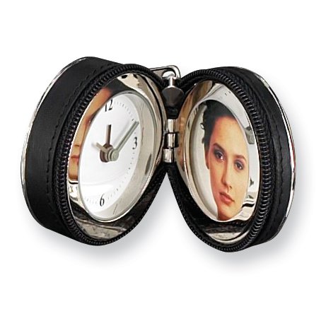Frame with Engraving Plate and Travel Alarm Clock