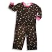 Baby Togs - Toddler Girls Long Sleeve Pajamas, Brown, Pink
