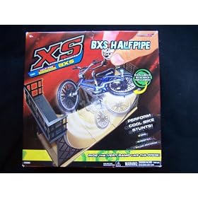 Xtreame Sports Bxs Halfpipe Vert Ramp Set, Like BMX Flick Trix Finger Bike