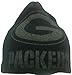 Green Bay Packers Black 2-color Logo Cuffless Knit Skull Cap