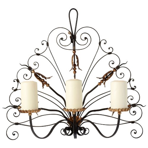 Langford Italian Scroll Wrought Candle Sconce