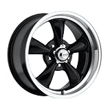 17 inch 17x8 100-B Classic Series Black aluminum wheels rims licensed from American... 