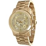 Michael Kors MK8077 Gold-Tone Men's W...