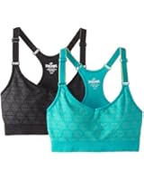 Spalding Women's Two-Pack Seamless Adjustable Cami Bra