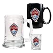Colorado Rapids MLS 15oz Tankard, 15oz Ceramic Mug & 2oz Shot Glass Set - Primary Team Logo