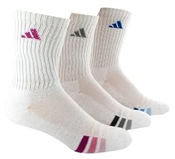 adidas Women's Cushioned Var 3-Pack Crew Sock