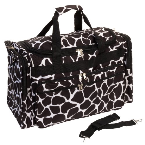 Womens Printed Duffel Bag (Giraffe)