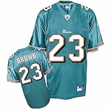 Ronnie Brown Jersey - Miami Dolphins NFL Jersey by Reebok