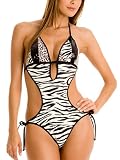 GUESS Animal Instinct Cut-out One Piece