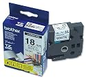Brother - Laminated tape - black on white - Roll (1.8 cm x 8 m)