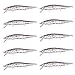 20 Pcs Holographic Fishing Hard Jerkbaits with Weight Transfer System