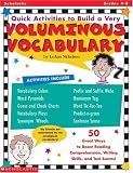 Quick Activities to Build a Very Voluminous Vocabulary (Grades 4-8)